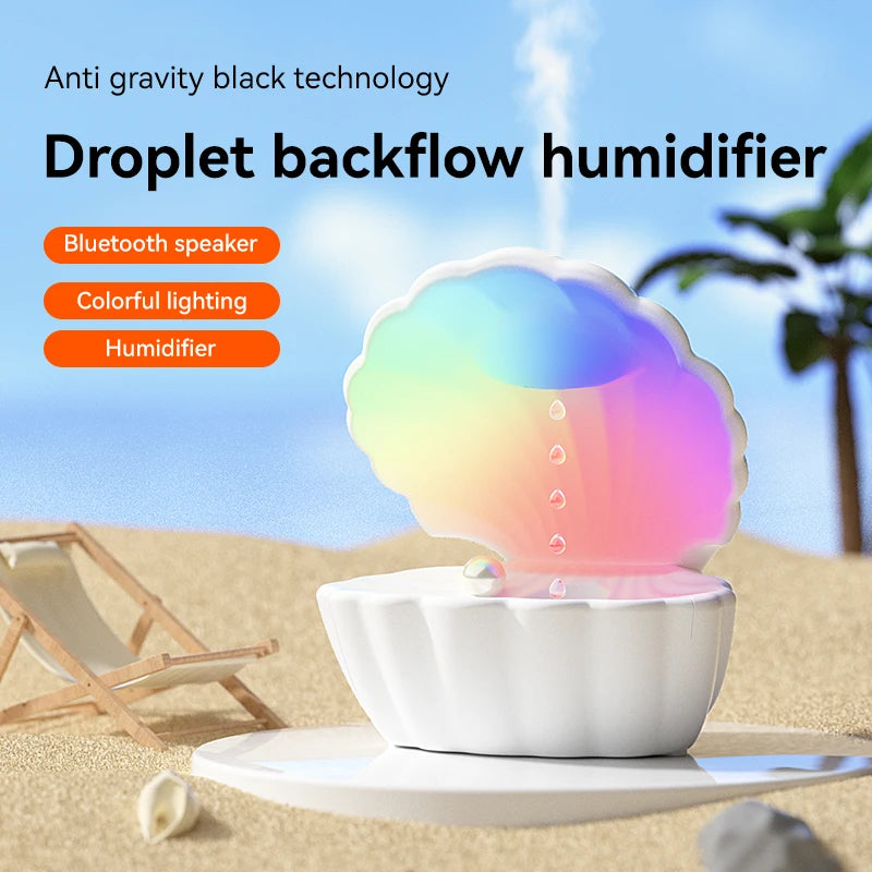 Universal Portable Bluetooth Speaker Anti-Gravity Air Humidifier Atmosphere RGB Night Light Heavy Bass Bedroom Music Player