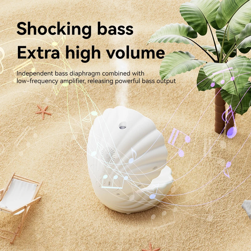 Universal Portable Bluetooth Speaker Anti-Gravity Air Humidifier Atmosphere RGB Night Light Heavy Bass Bedroom Music Player